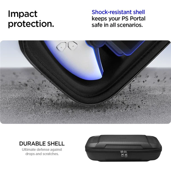 Spigen Rugged Armor Pro pouzdro Sony Playstation Portal černé - Pouzdra - Obrázek N263000N01