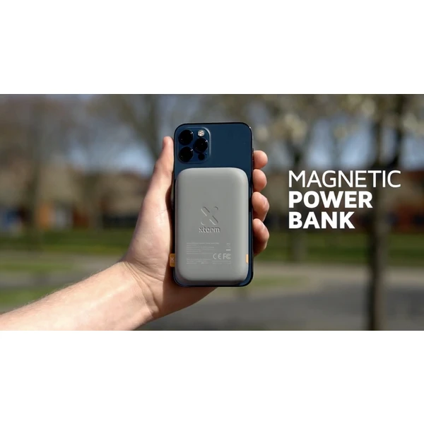 Xtorm Wireless Power Bank 5000 mAh šedá Smarty.cz