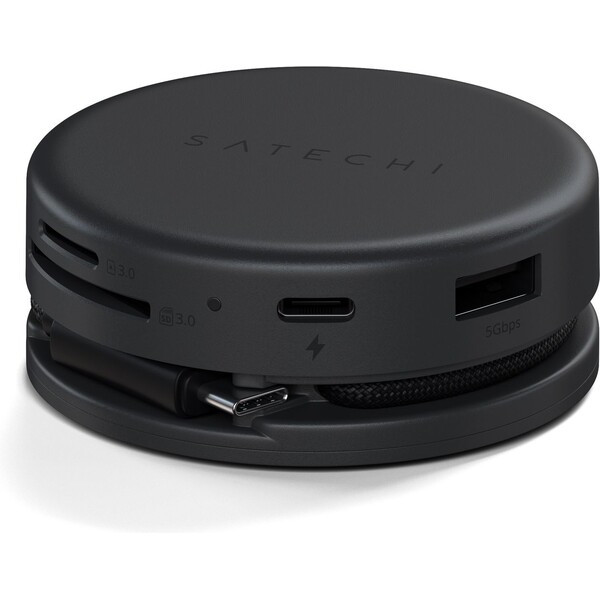 Satechi OntheGo 7v1 USB Hub ST-POTG7C Černá