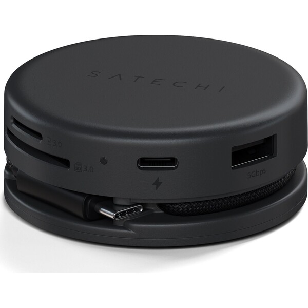 Satechi OntheGo 7v1 USB multiportový Hub černý - USB huby - Obrázek N30N000K01