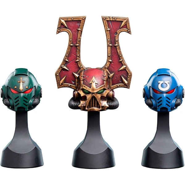 Replika helmy Weta Workshop Warhammer (40K) - Khorne Berzerker Helm Miniature 20,2 cm - Repliky - Obrázek N32H000L01