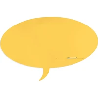 Rocada Skin Shape Talk 6440-1023 magnetická tabule žlutá dopravní RAL 1023 - Magnetické tabule