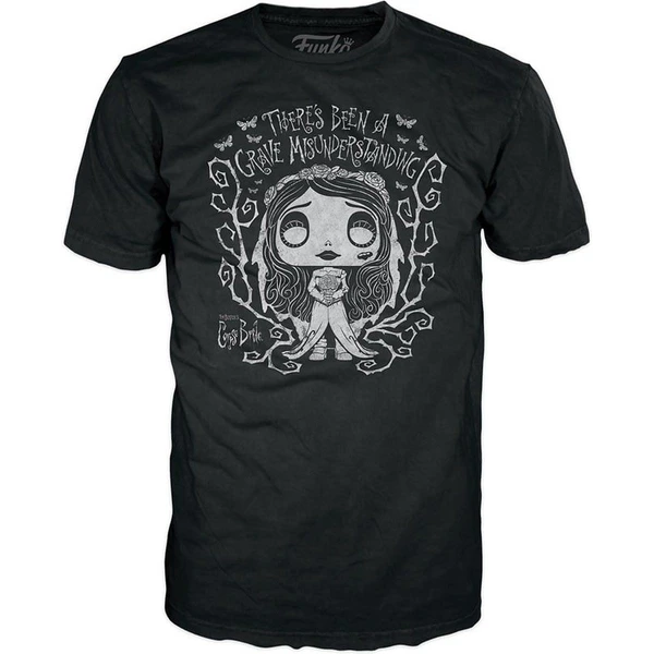 Funko POP! & Tee Box: Corpse Bride - Emily (BLKLT) L - Dárkové sety - Obrázek N3L8000K01
