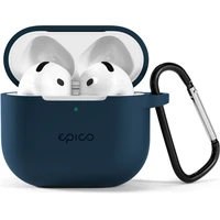 Epico odolný silikonový kryt pro Airpods 4 tmavě modrý - Pouzdra