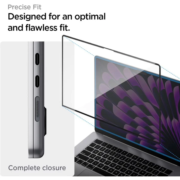 Spigen Glass tR Slim tvrzené sklo MacBook Air 15" M2/M3/M4 - Ochranné folie a skla - Obrázek N3N5000701