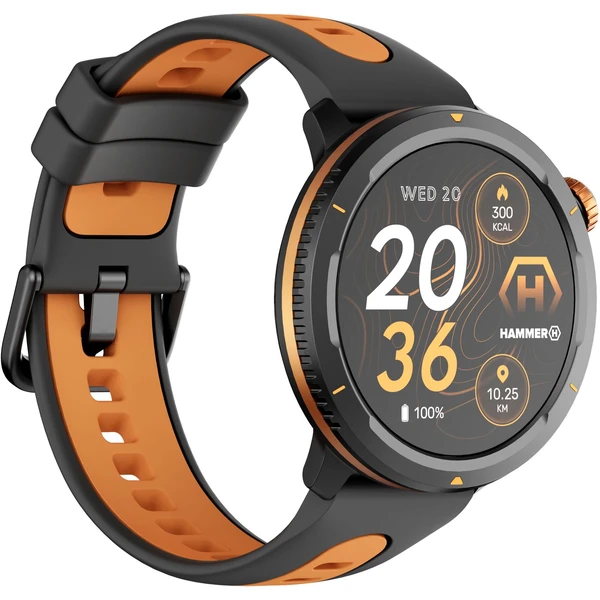 myPhone Hammer Watch 2 lite chytré hodinky oranžovo-černé - Chytré hodinky - Obrázek N3XF000N01