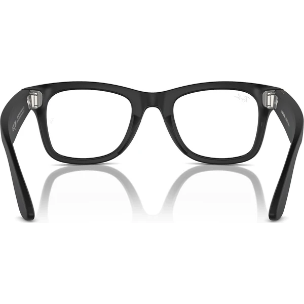 Meta RAY-BAN Wayfarer Gen1 (Standardní) chytré matné brýle (zatmavovací - čiré/zelené) černé (Další) - AR brýle - Obrázek N3ZR000K01