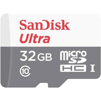 SanDisk MicroSDXC karta 32GB Ultra + adaptér - Paměťové karty