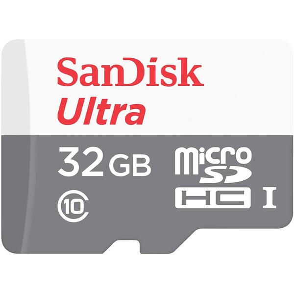SanDisk MicroSDXC karta 32GB Ultra + adaptér SDSQUNR-032G-GN3MA