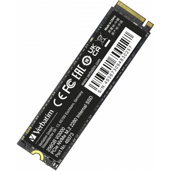VERBATIM SSD Vi3000 Internal PCIe NVMe M.2 SSD 256GB - SSD disky - Obrázek N463000O01