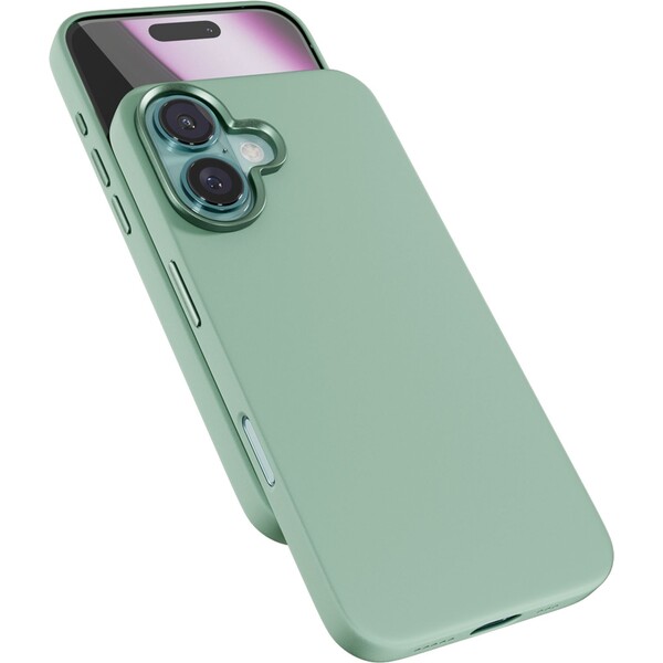 Epico Mag+ Silicone Case Pro iPhone 16 - mátově zelená 90810101500002