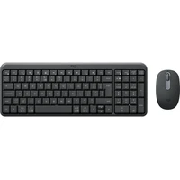 Logitech MK250 US set klávesnice a myši světle šedá - Klávesnicové sety