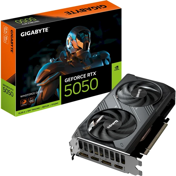 GIGABYTE NVIDIA GeForce RTX 5050 WINDFORCE OC 8G - Grafické karty - Obrázek N4BE000K01