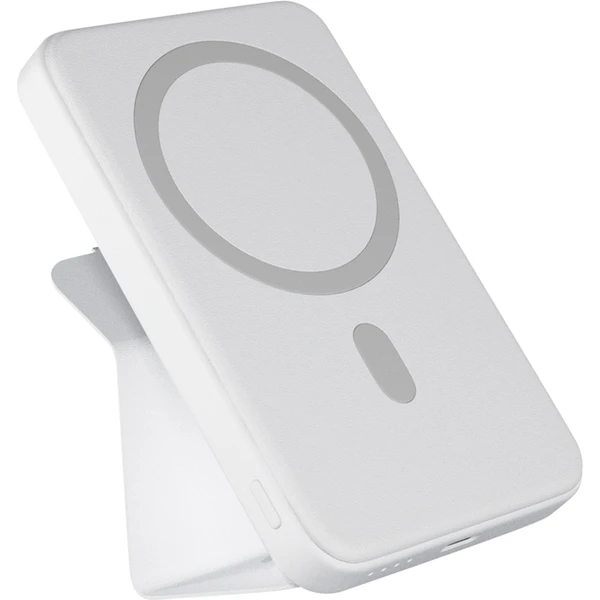 iWant Mag+ MagSafe powerbanka se stojánkem 7000mAh bílá - Powerbanky - Obrázek N4CK000K01