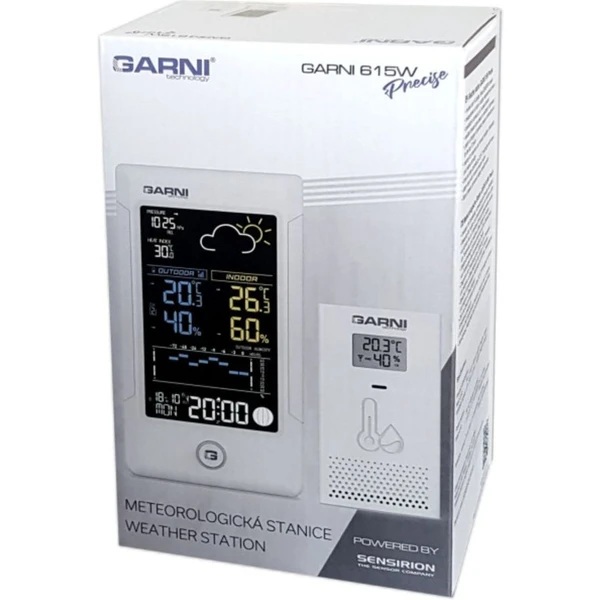 GARNI 615W Precise Meteorologická stanice bílá - Meteostanice - Obrázek N4D5000N01