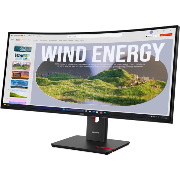 Lenovo ThinkVision T34WD-40 monitor 34" - Monitory - Obrázek N4YG000N01