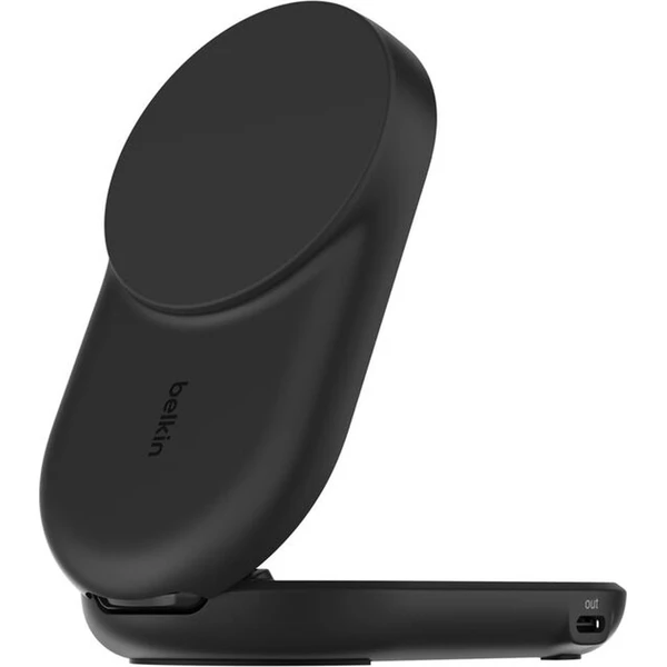 Belkin UltraCharge™ Qi2 25W 2v1 MagSafe nabíječka pro iPhone/AirPods, s USB-C černá - Nabíječky - Obrázek N4ZM000K01