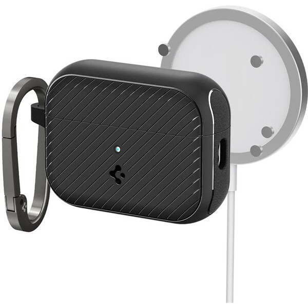 Obal pro AirPods Pro 2. gen Spigen Mag Armor s MagSafe - černý