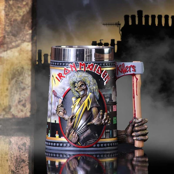Korbel Nemesis Now Iron Maiden - The Killers 16 cm - Sklenice - Obrázek N51H000N01