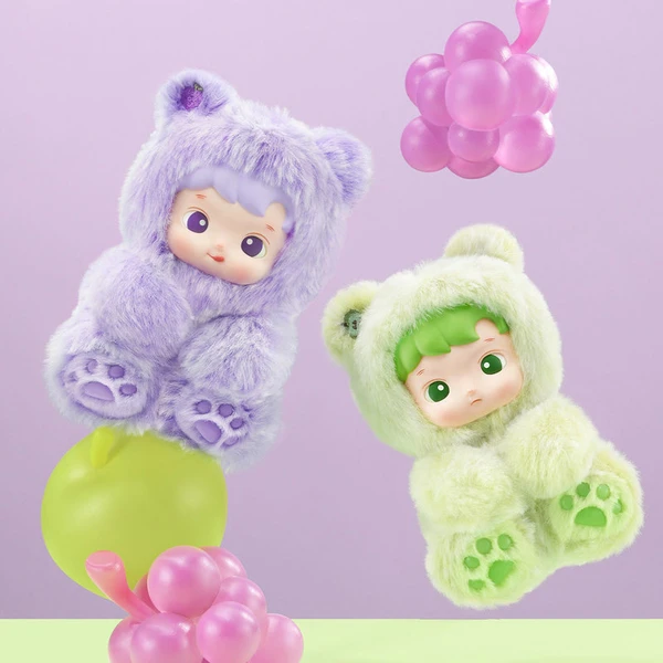 POP MART HACIPUPU Gummy Bear Series - Vinyl Plush Pendant Blind Box - Figurky - Obrázek N51L000K01