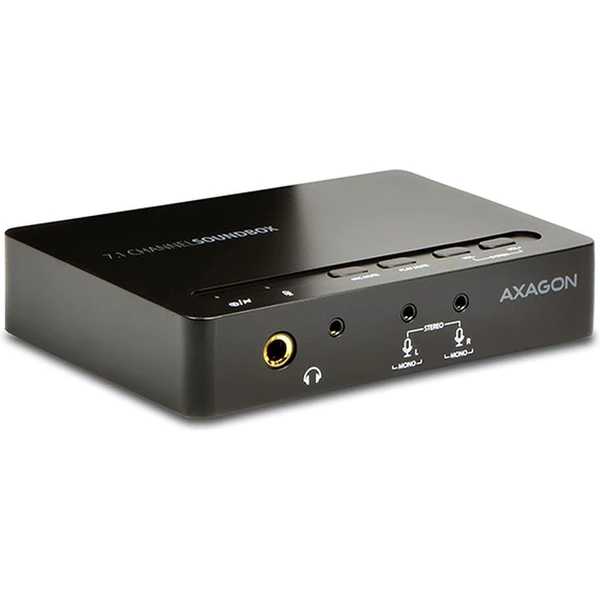 AXAGON ADA71 USB 2.0 7.1 audio SOUNDbox SPDIF vstup/výstup - Zvukové karty - Obrázek N53V000501