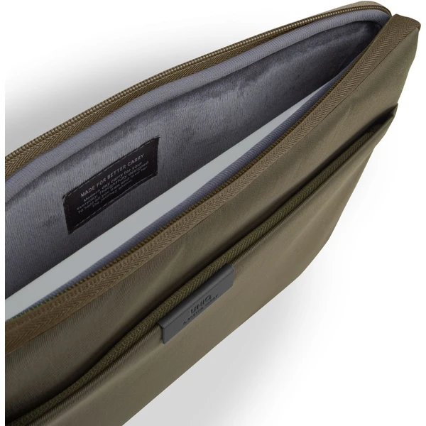 UNIQ Bergen pouzdro pro notebook do 14” olivově zelené - Pouzdra - Obrázek N53WF00101