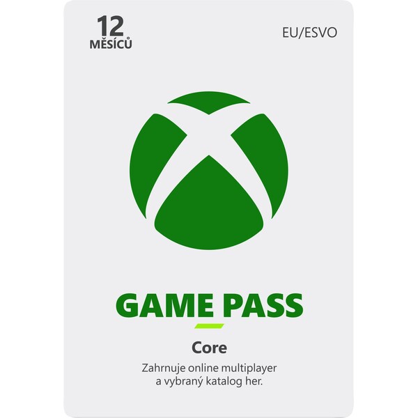 Microsoft Xbox Game Pass Core 12 měsíců (AT)