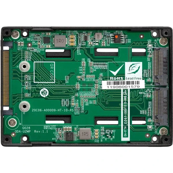 QNAP QDA-U2MP diskový adaptér - Rámečky na disky - Obrázek N5U7000J01