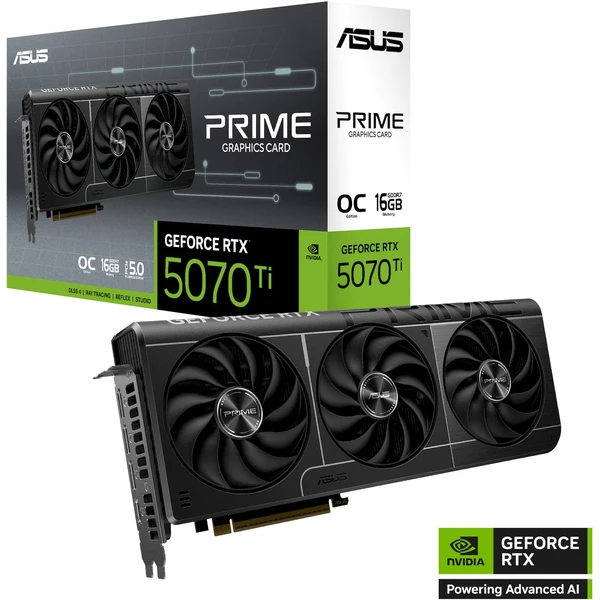 ASUS PRIME NVIDIA GeForce RTX 5070 Ti 16GB GDDR7 OC - Grafické karty - Obrázek N6DB000K01