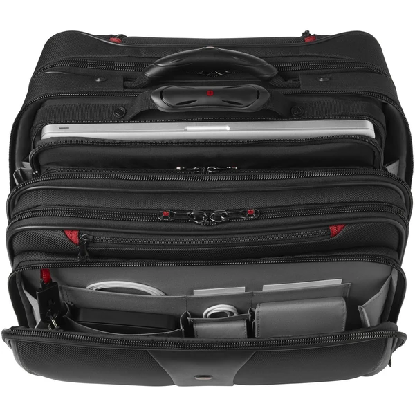WENGER PATRIOT  17" dvojitá business brašna na kolečkách černá - Batohy - Obrázek N6P2000N01