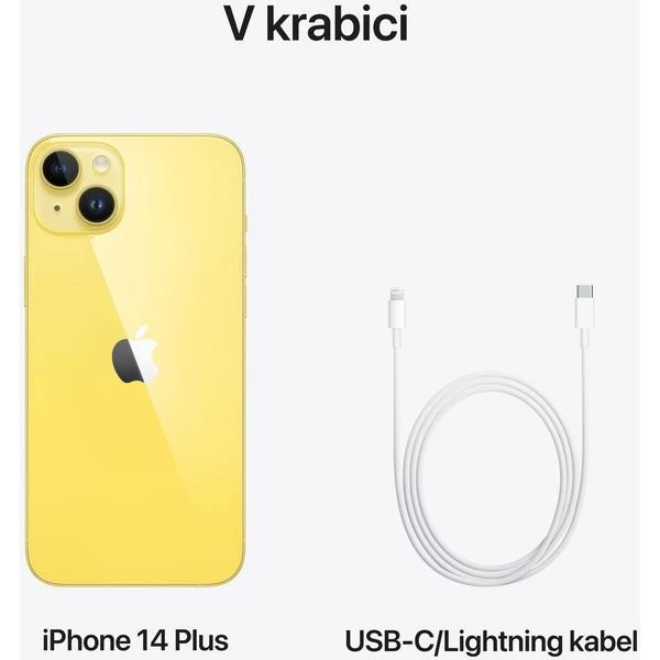 Apple iPhone 14 Plus 256GB žlutý (Kategorie B) - Mobilní telefony - Obrázek N6RL100501