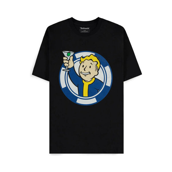 Tričko Difuzed Fallout - Cheers XL Černá