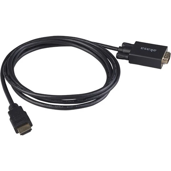 Akasa HDMI/VGA kabel 2m černý - Kabely a redukce - Obrázek N75X600301