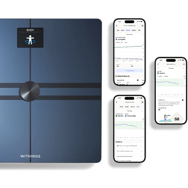 Withings Body Comp Complete Body Analysis chytrá Wi-Fi váha černá - Chytré váhy - Obrázek N764G00101