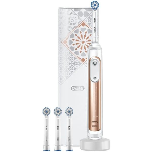 Oral-B Genius X 20000 Luxe Edition chytrý zubní kartáček růžově zlatý - Zubní kartáčky - Obrázek N8FW400301
