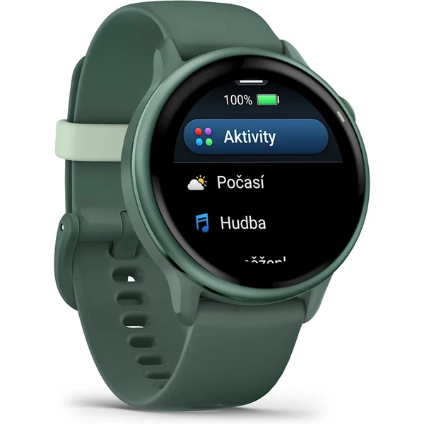 Garmin vívoactive 6 Metallic Jasper Green s řemínkem Jasper Gree - Chytré hodinky - Obrázek N8NE000J01