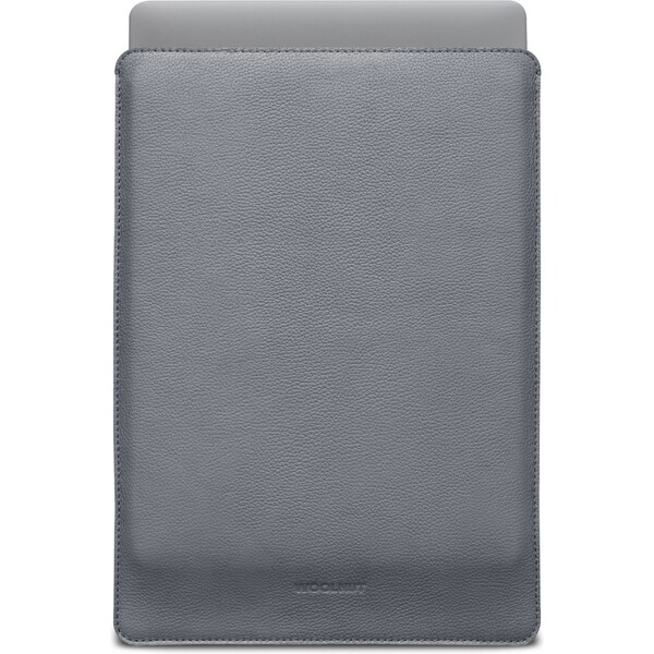 Woolnut kožené Sleeve pouzdro pro 15" MacBook Air šedé