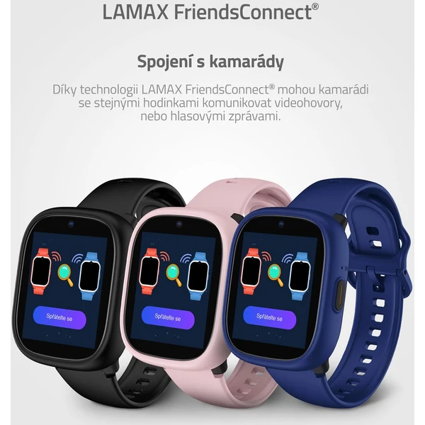 LAMAX WatchY4 Plus dětské hodinky černé - Chytré hodinky - Obrázek N929000P01