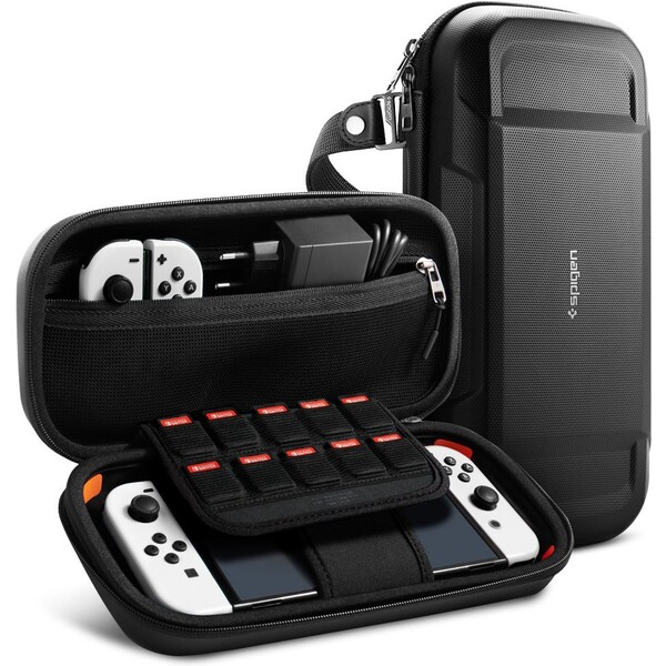 Spigen Rugged Armor Pro Pouch pouzdro Nintendo Switch/Switch OLED černé
