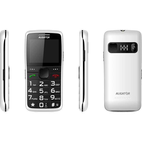 ALIGATOR A675 Senior bílý + stolní nabíječka - Mobilní telefony - Obrázek N9PL600301