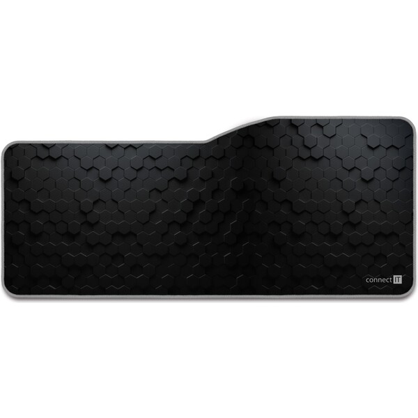 CONNECT IT podložka pod klávesnici a myš, vel. XL (795 × 345 mm) Černá