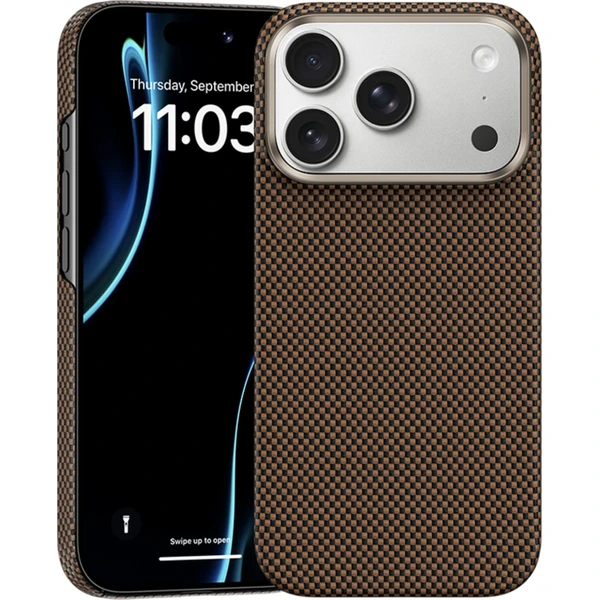 Benks ArmorTint Kevlar MagSafe kryt iPhone 17 Pro DawnLight Gold - Pouzdra - Obrázek NACK000K01