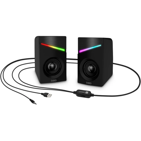 CONNECT IT NEO PC reproduktory černé - Reproduktory - Obrázek NAN0000P01