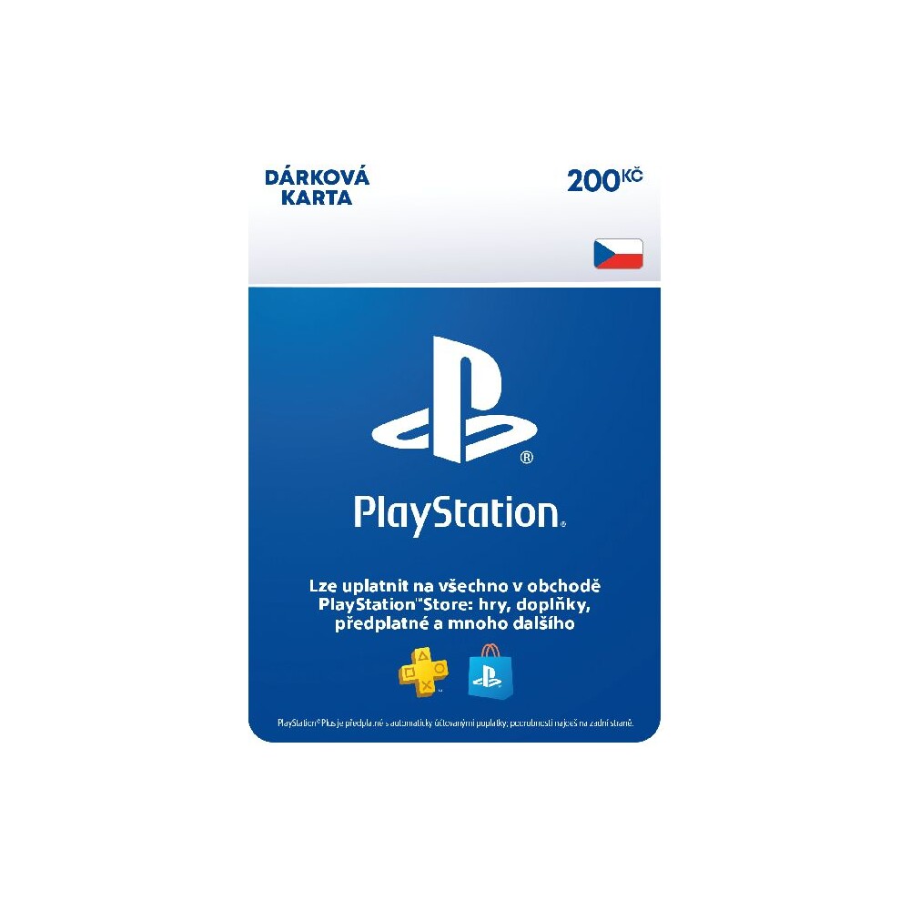 PlayStation Store - Dárková karta 200 Kč (digitální verze)