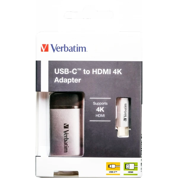Verbatim USB-C/HDMI 4K adaptér - Redukce - Obrázek NAOR000301