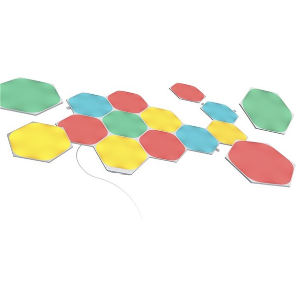 Nanoleaf Shapes Hexagons Smarter Kit 15 Panels Bílá