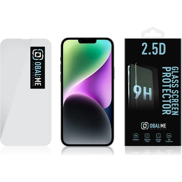 Obal:Me 2.5D tvrzené sklo Apple iPhone 13 Pro Max/14 Plus čiré - Ochranné folie a skla - Obrázek NBK6000701
