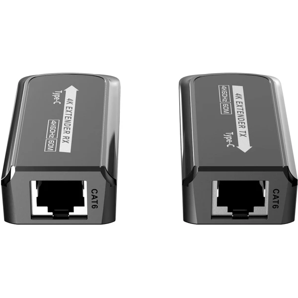 PremiumCord USB-C na USB-C extender přes Cat6/6A/7 rozlišení 4K@60Hz na 60m - Ostatní - Obrázek NBPF000K01