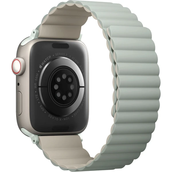 UNIQ Revix oboustranný řemínek pro Apple Watch 42/41/40/38mm Sage (šedolozený/béžový) - Řemínky - Obrázek NC3WF00101