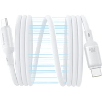 Baseus PicoGo USB-C/USB-C magnetický napájecí kabel 240W 1m bílý - Kabely a redukce
